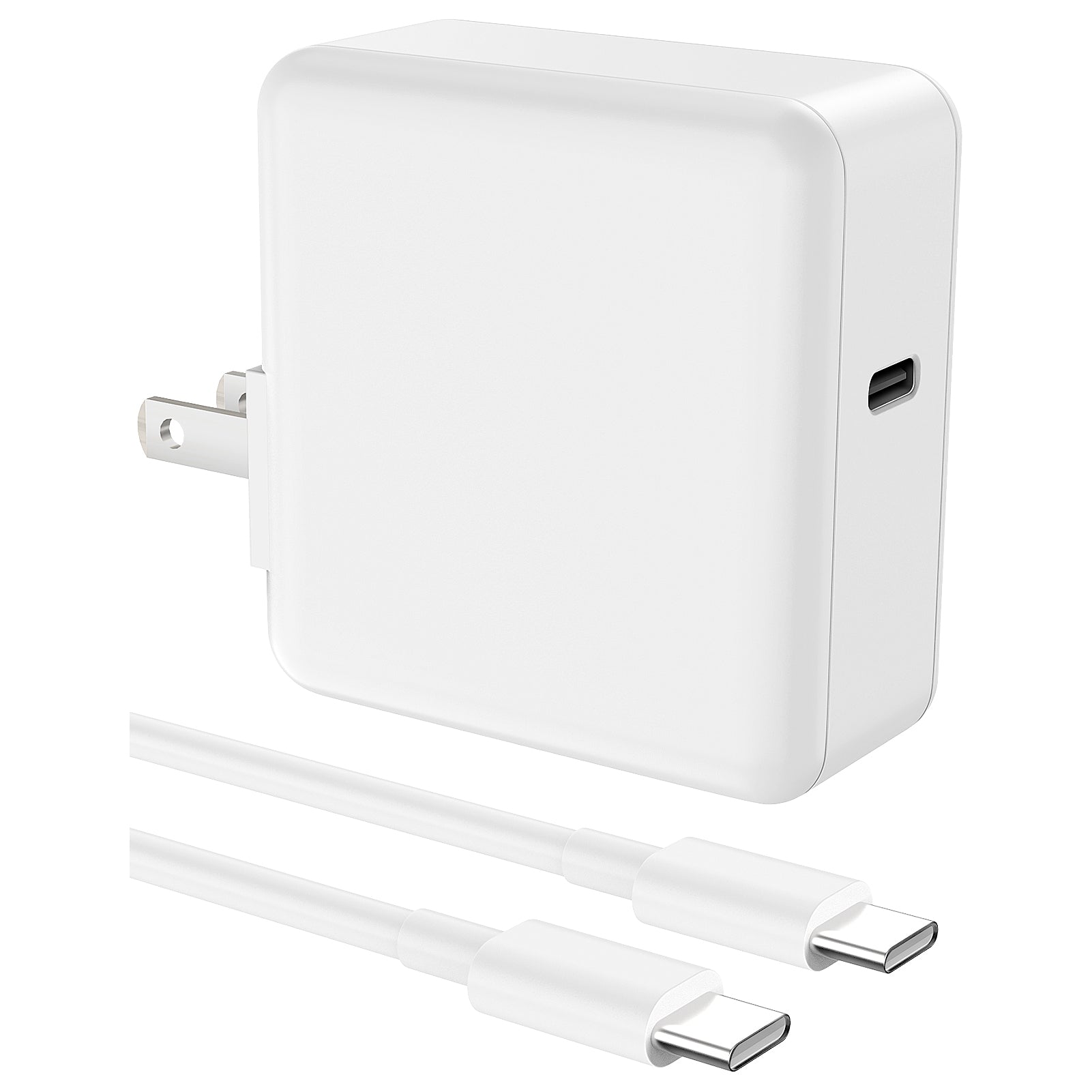 65W USB C Fast Charger, Ablegrid Type C Charger for MacBook Pro, Dell Latitude and Any Laptops or Smart Phones Include Charge Cable(2Pack)