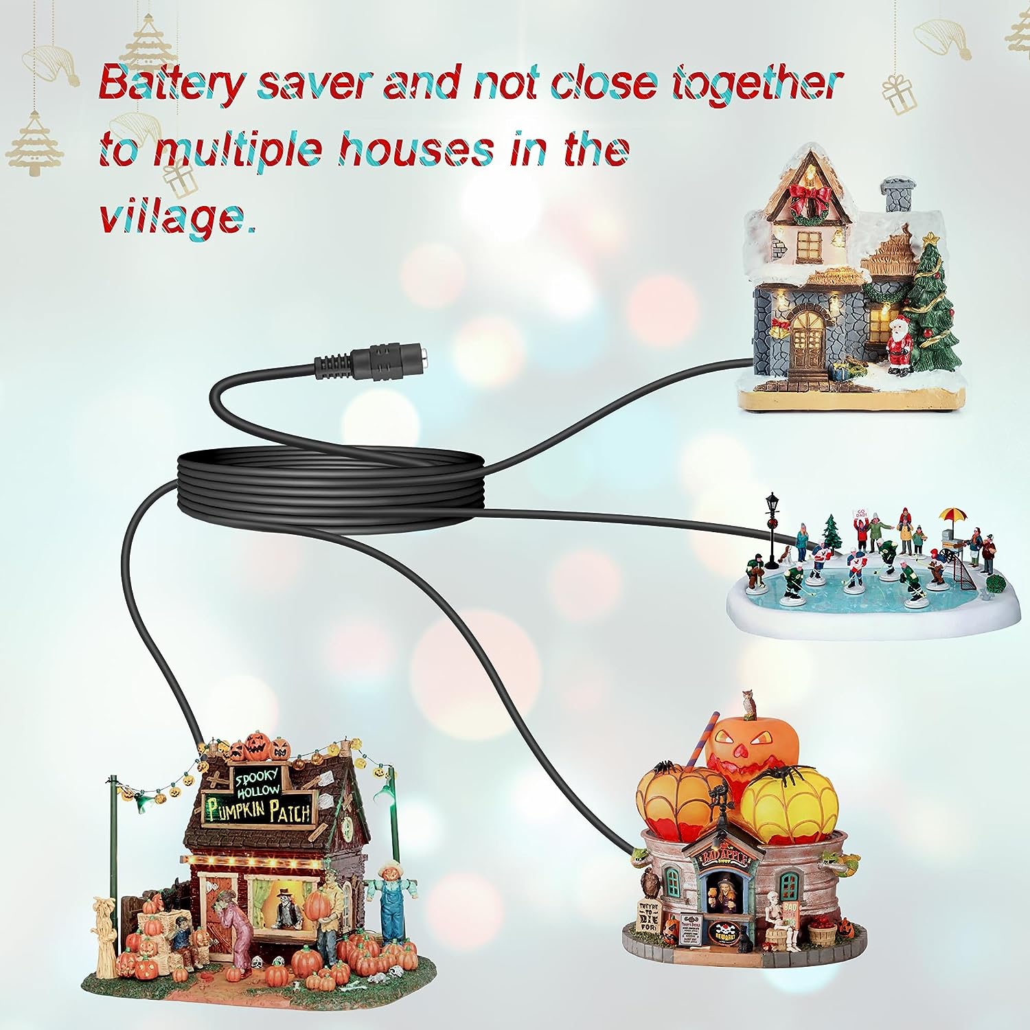 AbleGrid AC Adapter Replacement for Lemax Lighted Accessory # 74707 74706 74254 94563 74295 84428 44242 94565 94566 94527 94564 Christmas Village Spooky Town 4.5VDC - 5V Power Supply Charger