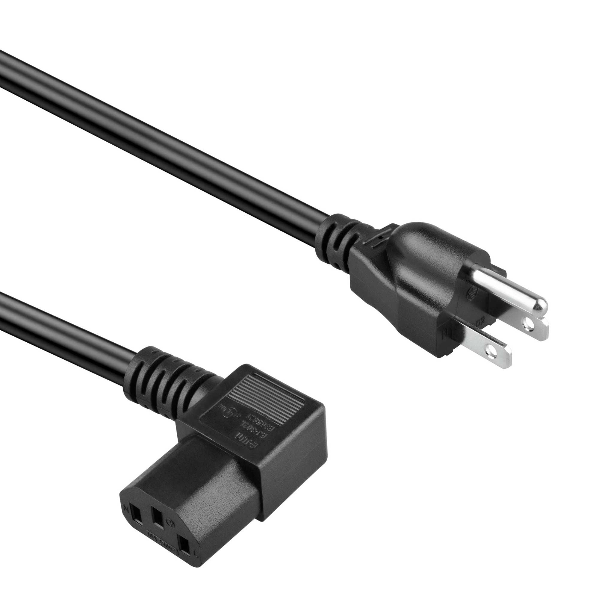 AbleGrid 6ft UL AC Power Cord Cable Right Angle Compatible with Behringer TRUTH NEKKST MEDIA STUDIO Series