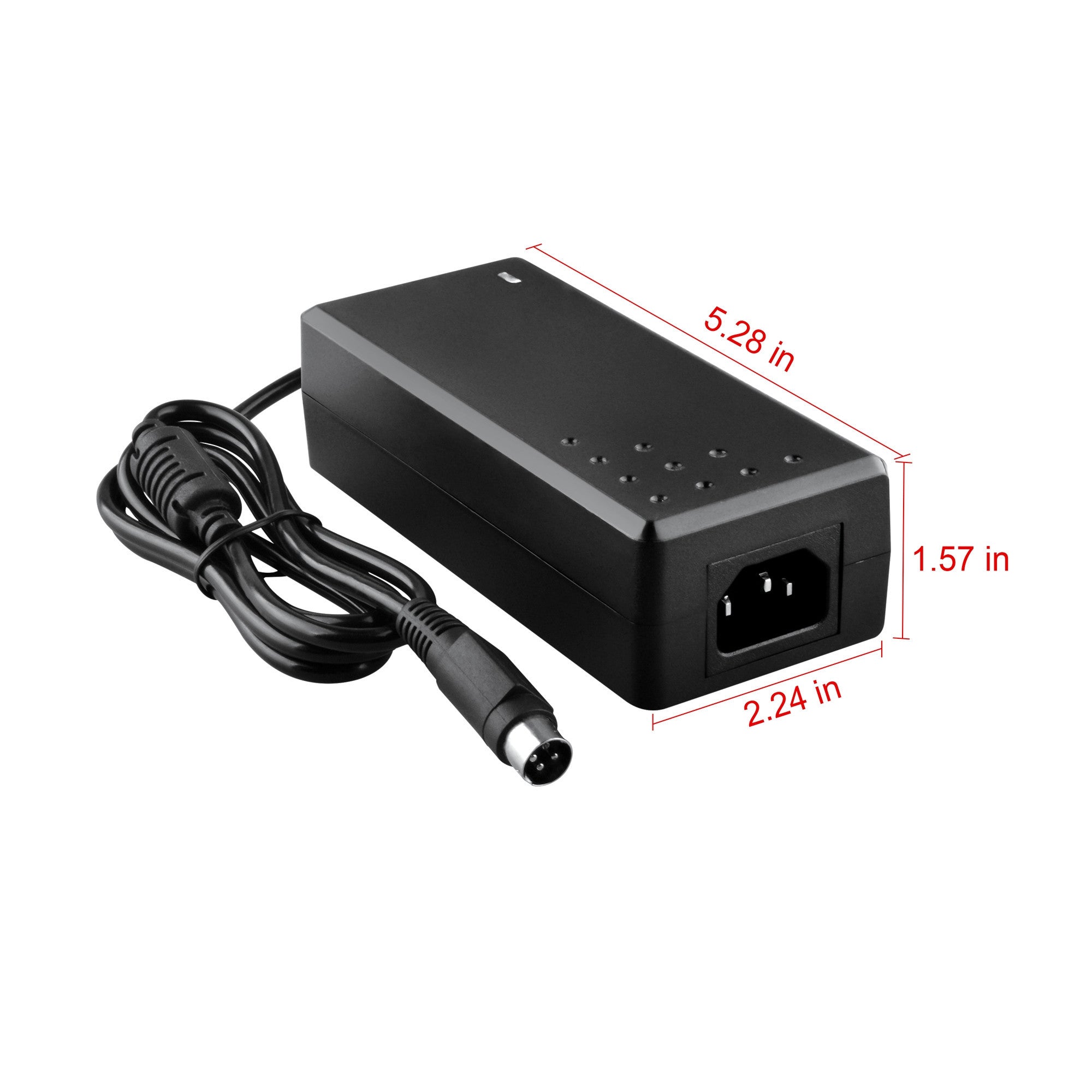 AbleGrid 4-PiAC DC Adapter Compatible with ZyXEL GS1900-8HP GS1900-10HP GbE 8-Port PoE Managed Desktop Smart Switch Switching Power Supply Cord Cable Charger Mains PSU