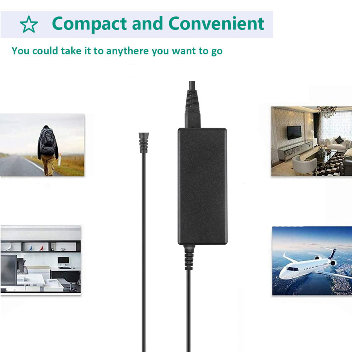 AbleGrid AC Power Adapter Compatible with Suaoki 400wh PS5B