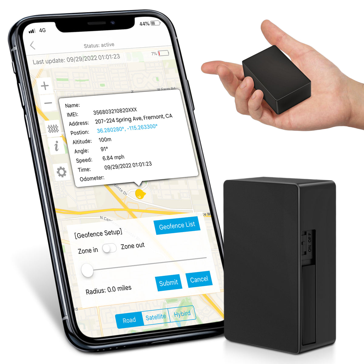 Ablegrid® 4G AT&T Certified GPS Tracker, Real-Time GPS Tracking Device ...