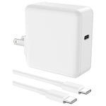 Cargador rápido USB C de 65 W, cargador tipo C de Ablegrid para MacBook Pro, Dell Latitude y cualquier computadora portátil o teléfono inteligente. Incluye cable de carga (paquete de 2).