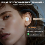 Hearing Aids for Seniors Rechargeable, ABLEGRID OTC Hearing Aids, 16-Channels Nano Hearing Aids with Smart App Adjustable Frequency, Noise Cancellation, 3 Modes, Volume Control, White