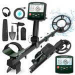 ABLEGRID Metal Detector for Adults and Kids Rechargeable, Professional Gold and Silver Detector with LCD Display, High Accuracy Waterproof Pinpoint 4 Modes, Advanced DSP Chip 10" Coil, GC1021