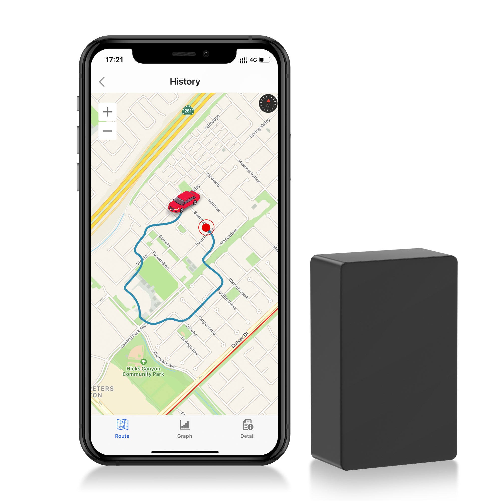 ABLEGRID GT-100V 車両用 GPS トラッカー 4G リアルタイム追跡デバイス 1 か月データプラン付き【プリペイドサブスクリプション版】