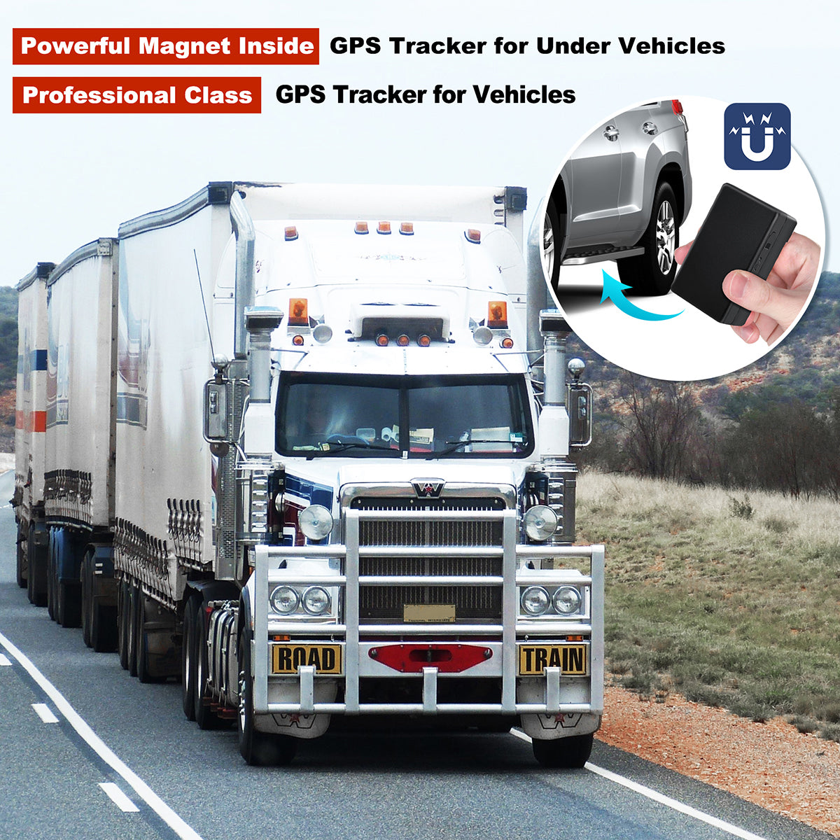 Ablegrid® AB Series GPS Tracker for Vehicles, Real-time GPS Tracking Device Small Hidden GPS Locator for Vehicle, Car, Personal w/ Global SIM Card