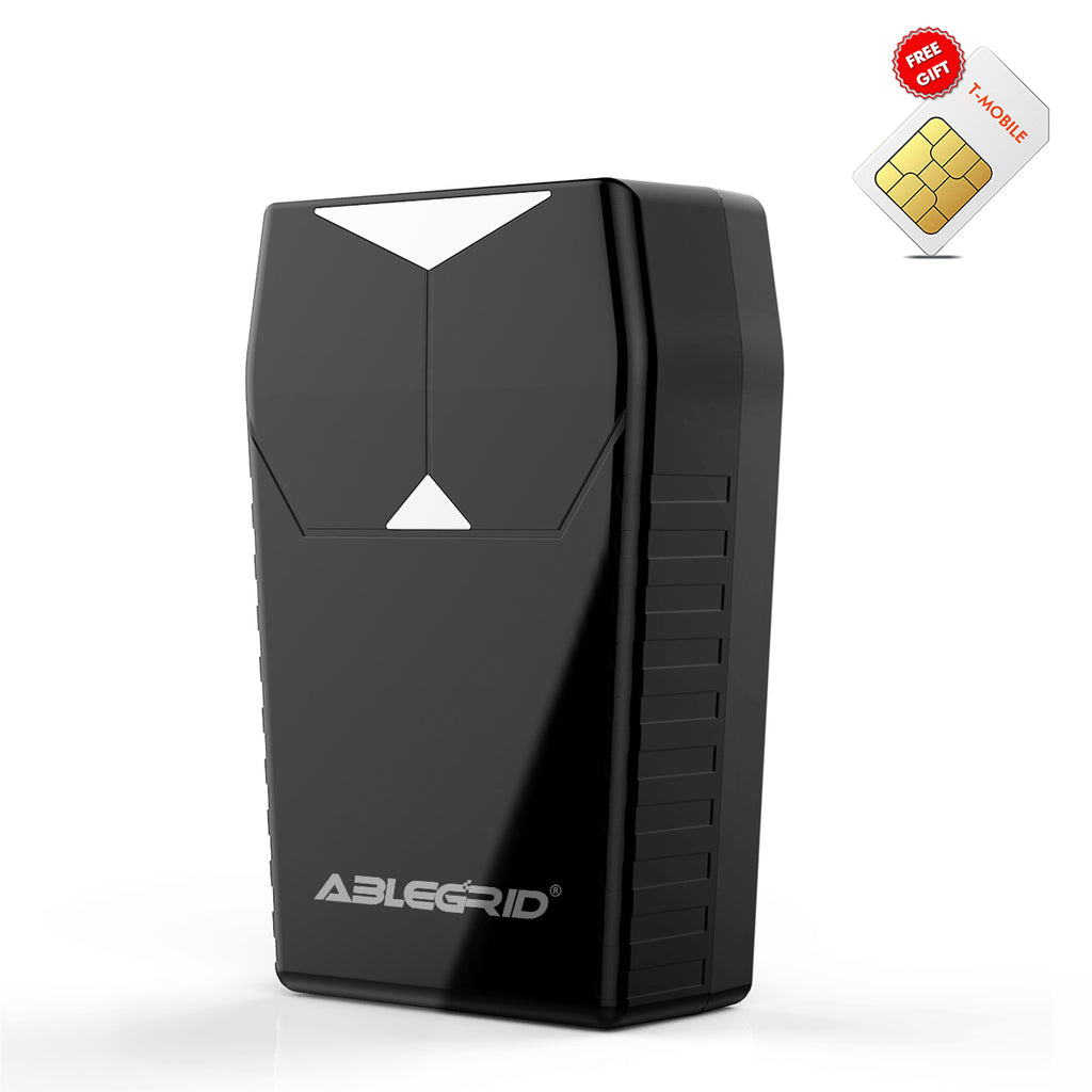 Ablegrid® GT Series GT-001 Real Time Quad band GSM GPRS 2G GPS Spy Tracker for Vehicle Bike Motocycle Car Kids Pets Elderly Friends Property