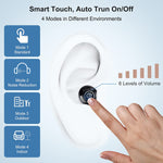 Hearing Aids, Digital Hearing Aids for Seniors, ABLEGRID Nano Hearing Amplifier Rechargeable with Noise Cancelling, OTC Hearing Aid for Adults, Auto On/Off, 48H Working, Touch Control, 4 Modes, 6 Volumes