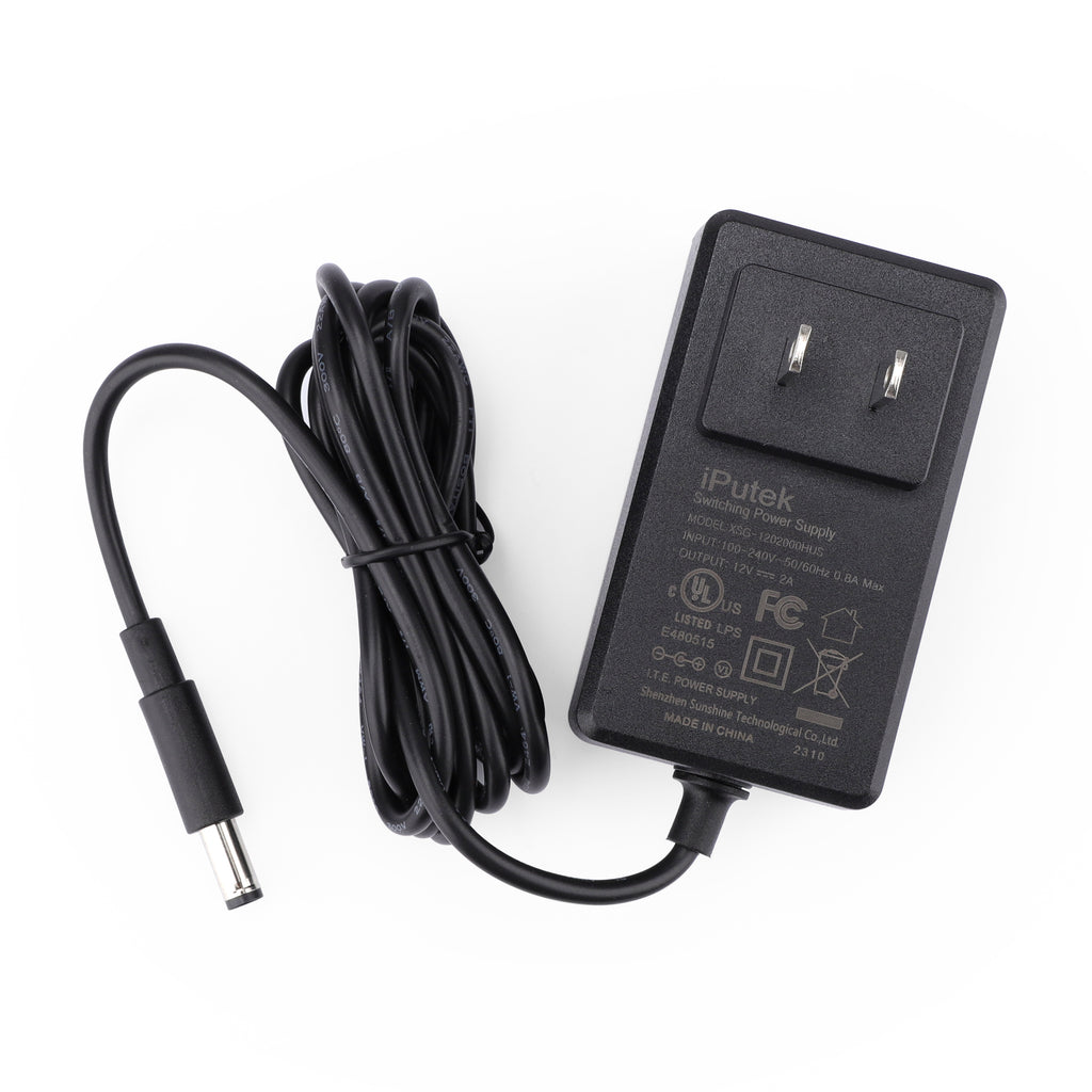 Cargador adaptador de CA/CC de 12 V, 2 A, 5,5 x 2,5 mm, nuevo de iPutek