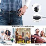 Hearing Aids, Digital Hearing Aids for Seniors, ABLEGRID Nano Hearing Amplifier Rechargeable with Noise Cancelling, OTC Hearing Aid for Adults, Auto On/Off, 48H Working, Touch Control, 4 Modes, 6 Volumes