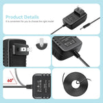AbleGrid AC Adapter Replacement for Lemax Lighted Accessory 4.5V # 74707 74295 84428 44242 Christmas Village Spooky Town Houses Playground Display 3/4 Output Jacks 4.5VDC - 5V Regulated Power Supply