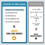 ABLEGRID GT-180C Small GPS Tracker for Vehicles Pets People 4G Real-time Tracking 1 Year Data Plan Included【 Prepaid Subscription Version】