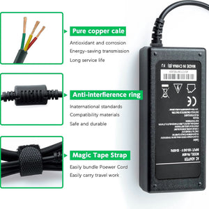 Adaptador de CA/CC AbleGrid de 120 W compatible con HP 6715s NW9440 15-1270 VM248UA#ABC 15-1050CA 17-1010EL 17-1011NR WA730UA X18-1017TX X18-1018TX XZ895UT#ABA QP789AA#ABA