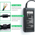 Adaptador de CA/CC AbleGrid compatible con televisores Sony Bravia KDL50W829 KDL-50W829 KDL-50W829B de 50 pulgadas y televisores LED inteligentes de alta definición. Cable de alimentación.