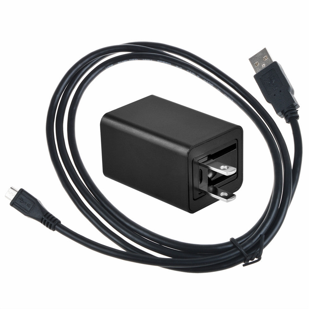 Adaptador de CA/CC AbleGrid con 2 puertos USB compatible con SAMSUNG INSTINCT 2 S50 HD, m8910 GT-M8910 pixon 12, i8510 Innov8, cable de alimentación, cargador de pared para el hogar, fuente de alimentación.