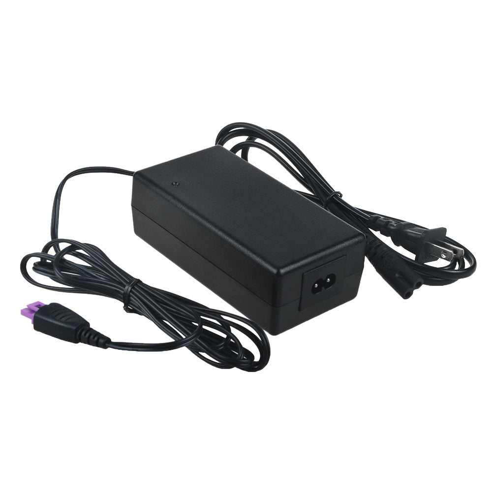 AbleGrid 新型 AC DC アダプター HP Officejet 6500A 7500 7500A プリンター対応 DC 充電器 紫プラグ 電源コード ケーブル PS 充電器 主電源 PSU