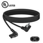 AbleGrid 6ft UL Right angled AC Power Cord Cable Compatible with Samsung D400-D5003 Q7F Q8C Q9F Series