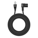 Cable de alimentación de CA AbleGrid de 1,8 m (6 pies) UL, compatible con Samsung HP-R5072C, HP-S4253, HP-S4273, HP-S4273C, HP-S5053