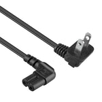 AbleGrid 6ft UL Right angled AC Power Cord Cable Compatible with Samsung D400-D5003 Q7F Q8C Q9F Series