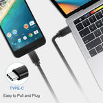 AbleGrid 5ft USB C to USB C Type C Cable Male-Male 3A PD Fast Charging Data Charger Cable