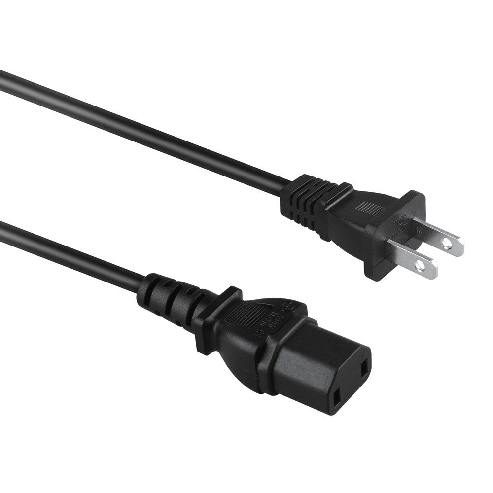 Cable de alimentación de CA de 2 clavijas AbleGrid compatible con los subwoofers Klipsch RW-8, RW-10D y RW-12D.