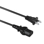 Cable de alimentación de CA de 2 clavijas AbleGrid compatible con los subwoofers Klipsch RW-8, RW-10D y RW-12D.