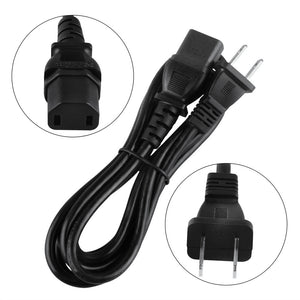 Cable de alimentación de CA de 2 clavijas AbleGrid compatible con los subwoofers Klipsch RW-8, RW-10D y RW-12D.