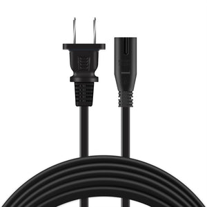 Cable de alimentación de CA AbleGrid de 1,5 m (5 pies) con certificación UL, compatible con Panasonic VDR-D300, VDR-D310, VDR-M30, VDR-M50, VDR-M53, VDR-M70 y VDR-M75.