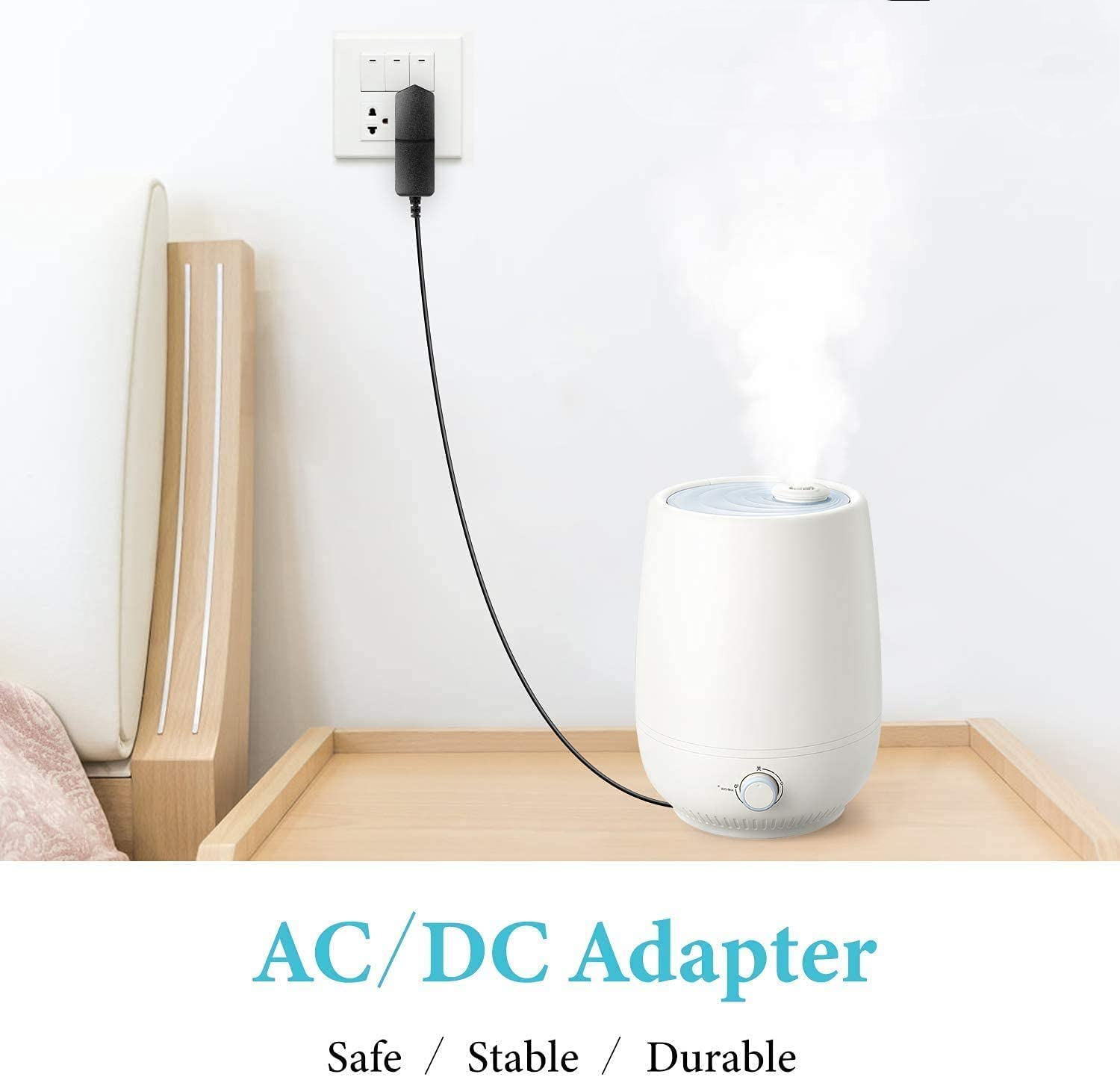 AbleGrid AC Adapter Compatible with iHome iC16 iC16B iC16BC Portable Alarm Clock Speak Power Supply