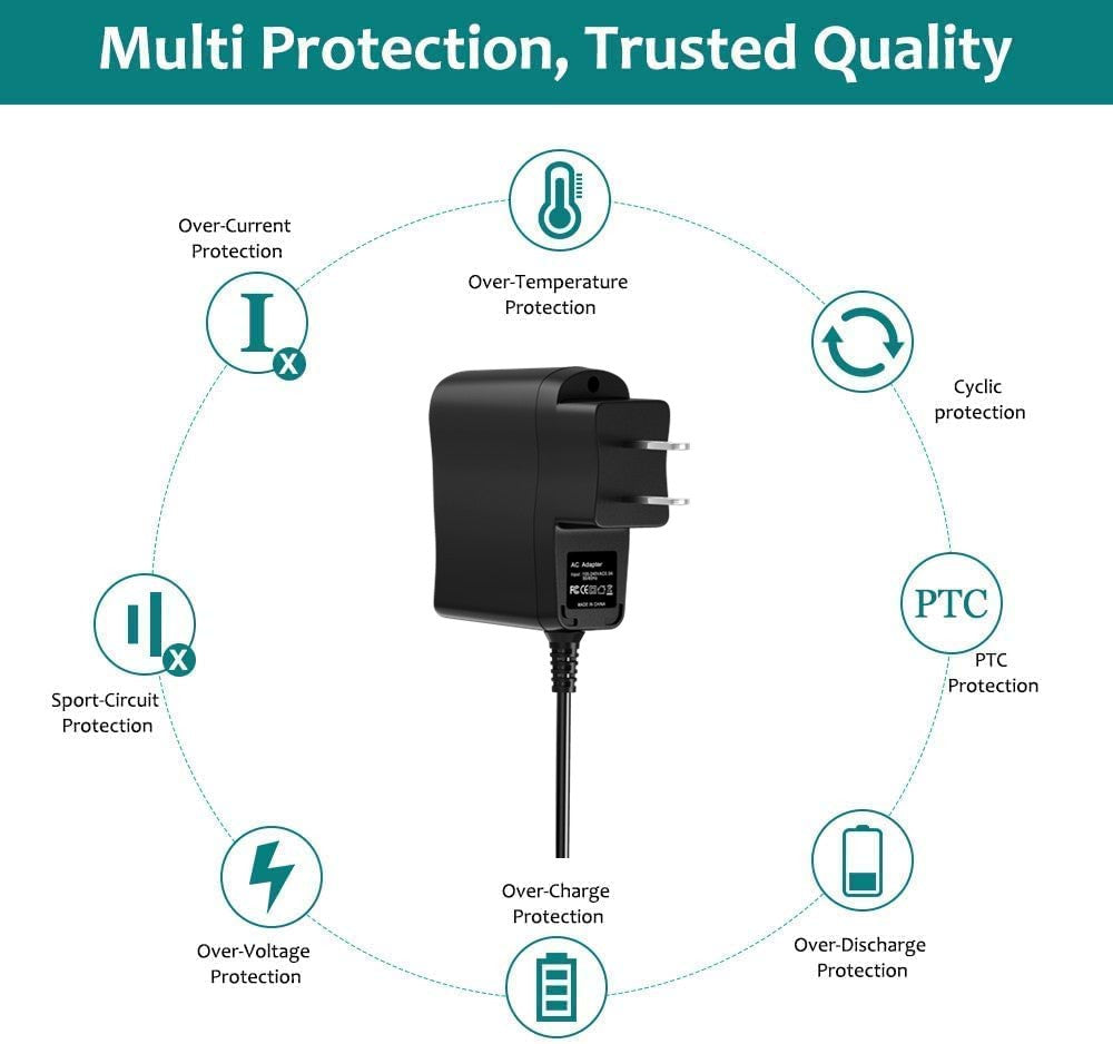 AbleGrid AC Adapter Compatible with Blackweb RockTech Speaker Model: FCC ID: HBOW15BT Black Web Power