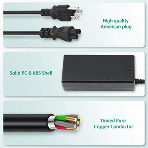 AbleGrid AC Adapter Charger Power Compatible with Toshiba PSLC8U & PSLD8U & PSLC9U Supply Cord PSU