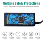 Cargador/adaptador de CA AbleGrid compatible con Sony Vaio PCG-5G3L VGN-CR115E VGN-CR116E VGN-CR120E