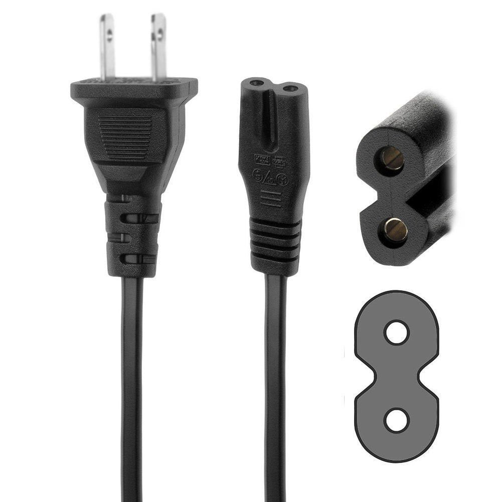 AbleGrid 5ft AC Power Cord Cable Compatible with Hisense 40H4D 40H5B 43A6G TV 2-Prong Wire Lead Fig-8