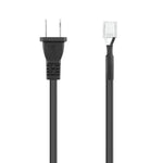 Cable de alimentación de CA interno AbleGrid de 1,8 m, UL, calibre 18 AWG, para JVC LT-50MAW595, LT-43MAW595, LT-55MAW595, LT-65MAW595, con conexión a la placa de alimentación.