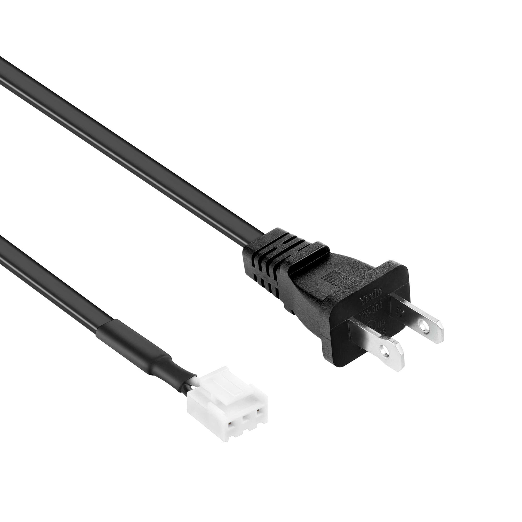 Cable de alimentación interno de CA AbleGrid de 1,8 m, UL, calibre 18 AWG, para RCA RTU5540-C, RTU5540-D, RTRU6527-US, RTU4300, RW0SU7049, SLD65A55RQ, con conexión a la placa de alimentación.