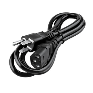 AbleGrid AC IN Power Cord Outlet Socket Cable Plug Lead Compatible with NEC Display MultiSync E224WI-BK PA272W-BK E171M-BK EA234WMi-BK EA234WMIBK EA273WMI-BK P232W-BK LCD Monitor