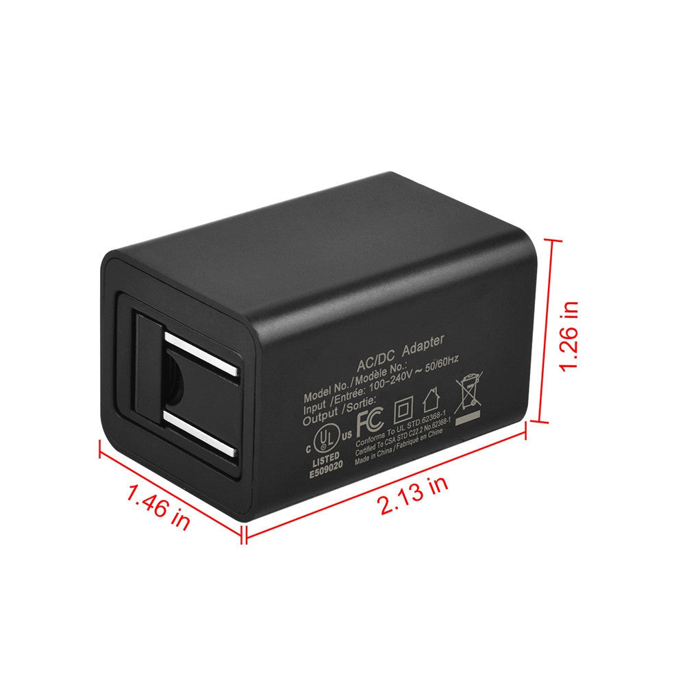 AbleGrid Dual USB Port AC DC Adapter Compatible with Zoom AD0017 AD0017D used to power the R8, H6, H2n, H1,   Q2HD Recorders AC Adapter Power Supply (excluding USB cable)