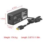 Cargador adaptador de CA AbleGrid de 20 V, 2,25 A y 45 W, compatible con Lenovo 45N0293, 45N0294 y 0C19880.