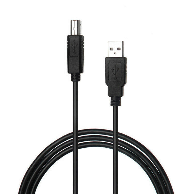 AbleGrid 6ft USB 2.0 Cable Cord Lead Compatible with HP Officejet 6812 6815 6230 6830 Printer