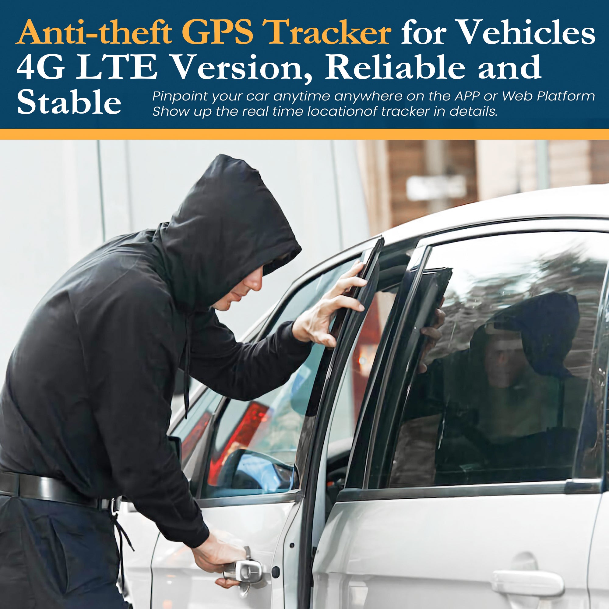ABLEGRID GPS Tracker for Tracking Vehicles Car 30 Days Battery AT&T Certified Tracking Device
